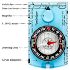 2026 News Hiking Backpack Directional Compass Outdoor Waterproof Professional Camping Compass Best Survival Gift For Map Reading