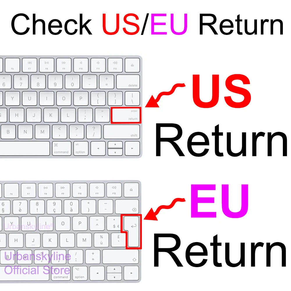 Keyboard Cover for iMac Magic A2449 A2450 A2520 A1644 A1843 A1314 A1243 Bluetooth Silicone Protector Skin Case for Apple G6