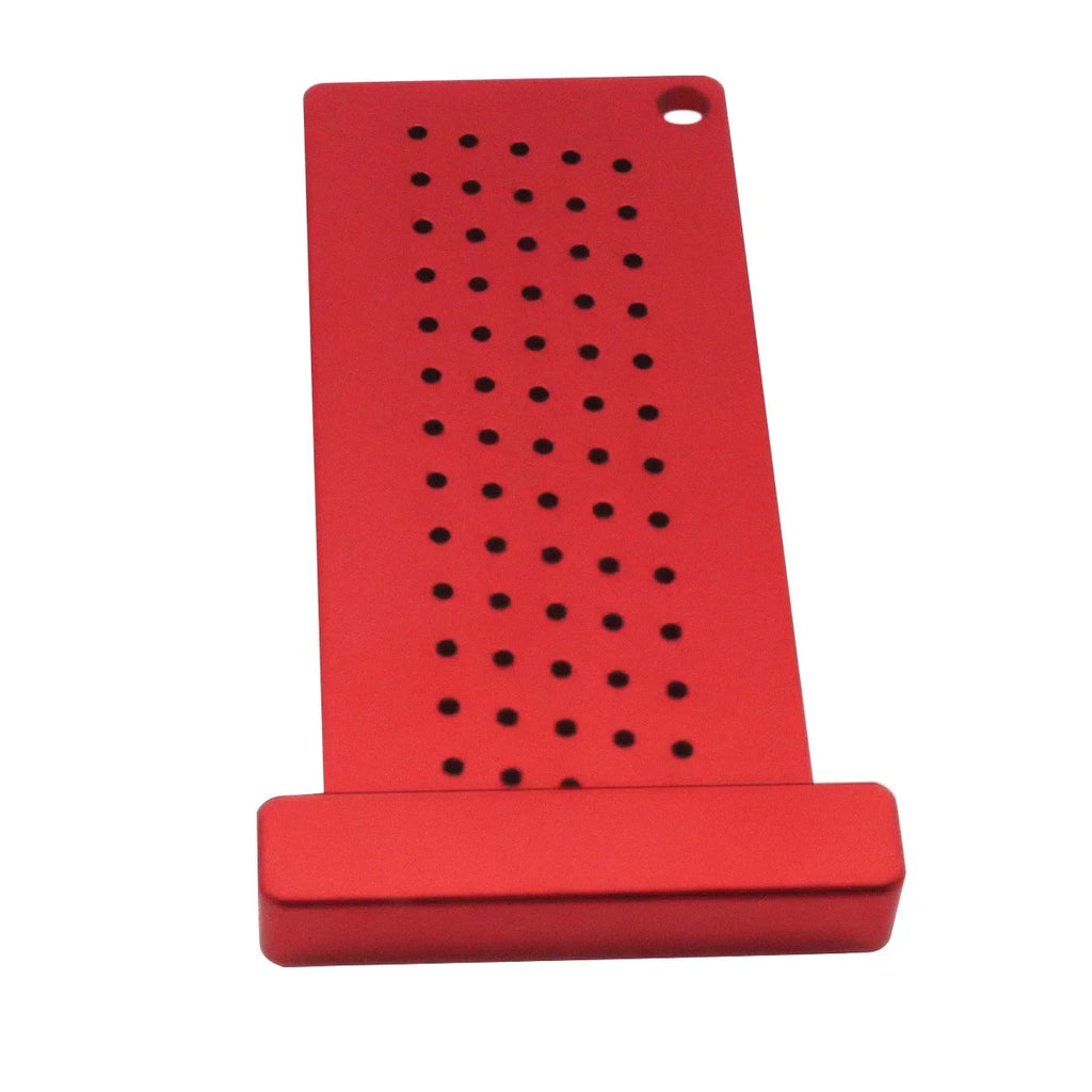 Aluminum T-Square Pocket Marking Gauge Woodworking Cross Calibration Ruler Precision Scribe for DIY Hole Line Layout Measuring