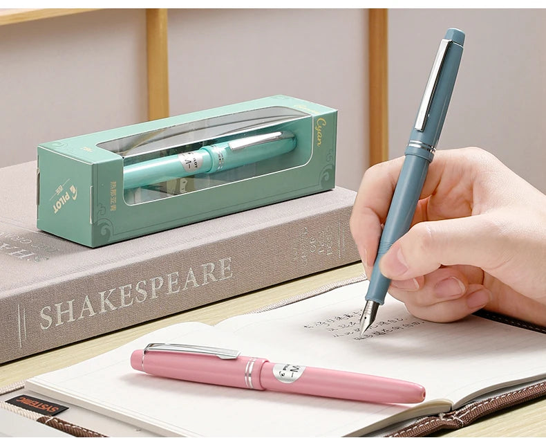 PILOT 1pcs Japan Fountain Pen FP-78G High-end Writing Stationery EF/F/M Iridium Pen Tip Luxury Gift Box Student Smooth Writing