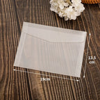 50pcs/lot Translucent Envelopes for Wedding Invitation European Style Sulfuric Acid Paper Envelope Business Storage Bag Envelope