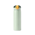 1pc 320/460ML Stainless Steel Thermal Bottle Portable Kids Straw Mug Cold and Hot Thermal Thermos Student Water Bottle