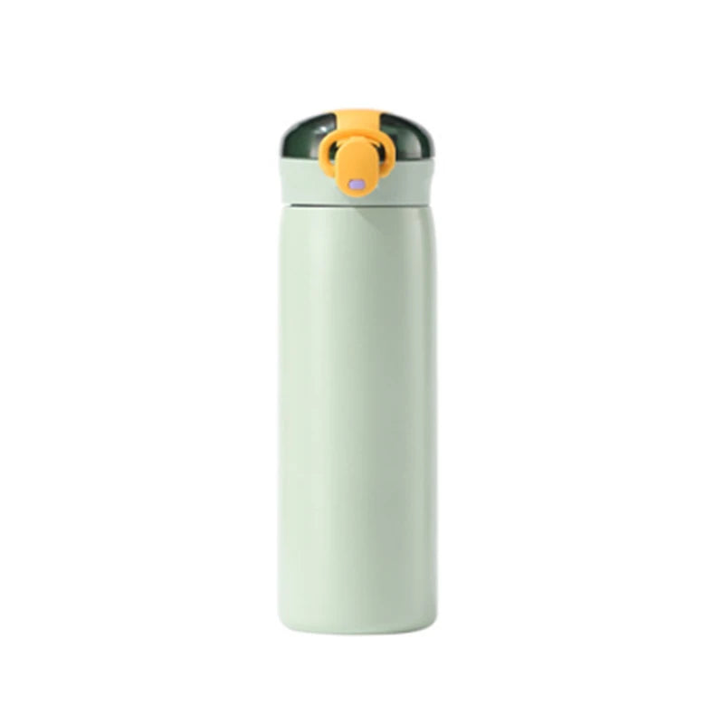Stainless Steel Insulated Cup Double-Wall Vacuum Cup 320/460ML Leak-Proof Thermal Water Bottle With Straw For Home Outdoor Sport