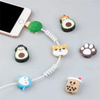 1Pc Charger Plug Protector for iPhone USB Cable Protective Cover Cord Winder Data Line Saver Bite Resistant Cable Guard