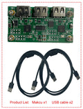 DMA MAKCU ESP32-S3 Arduino Development Boards High - Performance With 2PCS USB Cable Replace KMBOX Net