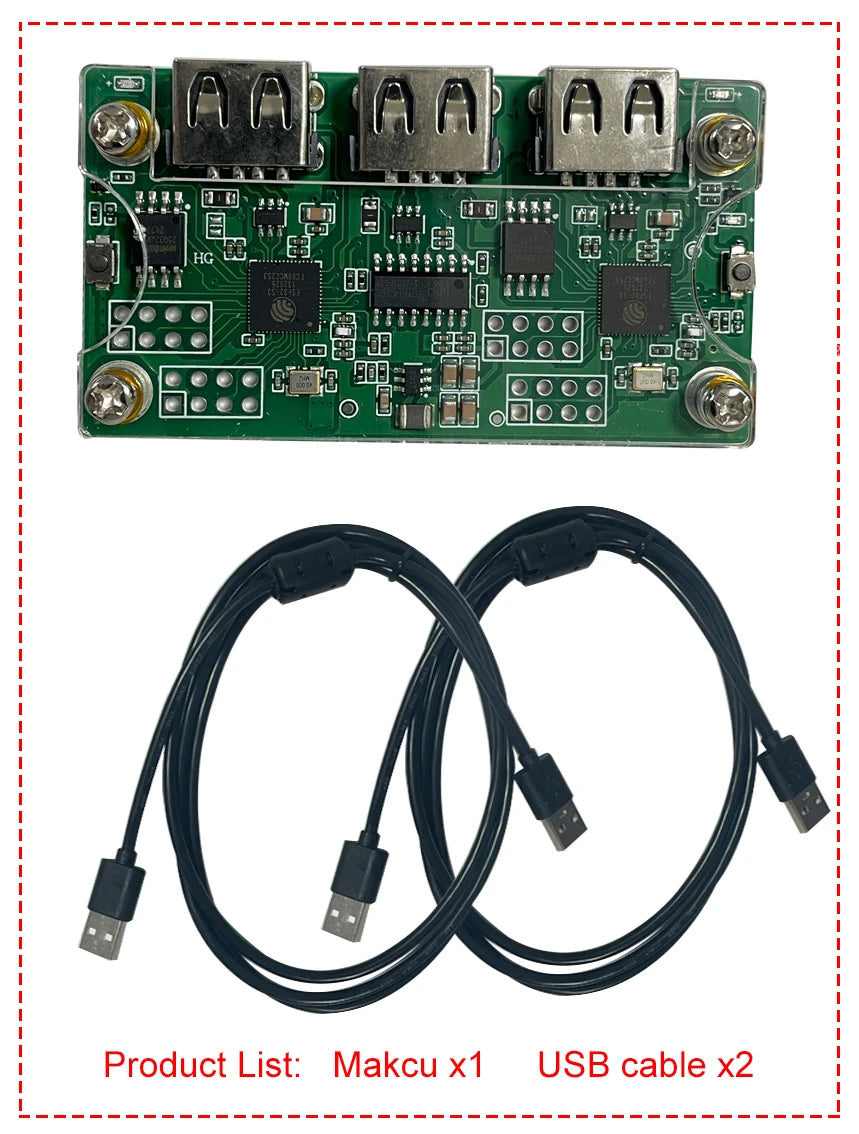DMA MAKCU ESP32-S3 Arduino Development Boards High - Performance With 2PCS USB Cable Replace KMBOX Net