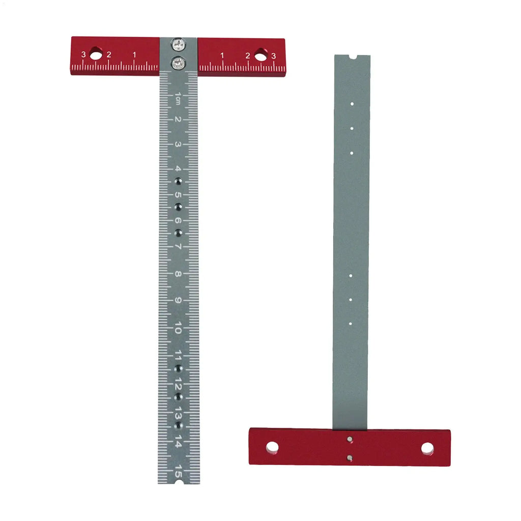 T Square Right Angle T Shape Positioning Marking Ruler Tool Right-Angle Positioning Square for Woodworking Carpentry Industry