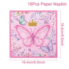 Butterfly Birthday Party Decoration  Butterfly Party Disposable Tableware Paper Cup Plate Birthday  Party