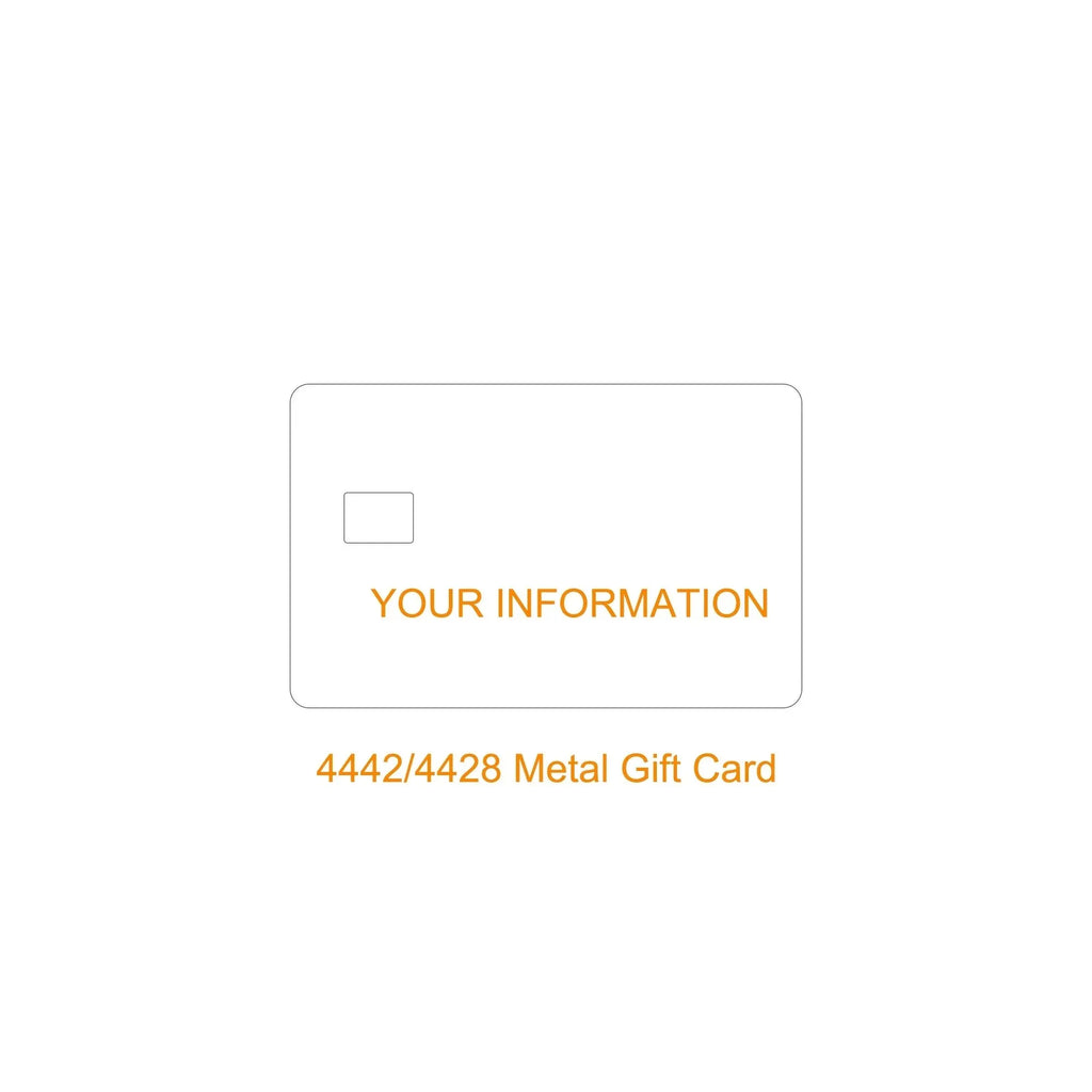 Dropshipping Custom Heavy Metal Gift Card Laser Engraved Blank VIP Card Free Design Multi Colors Luxury Novelty Gift
