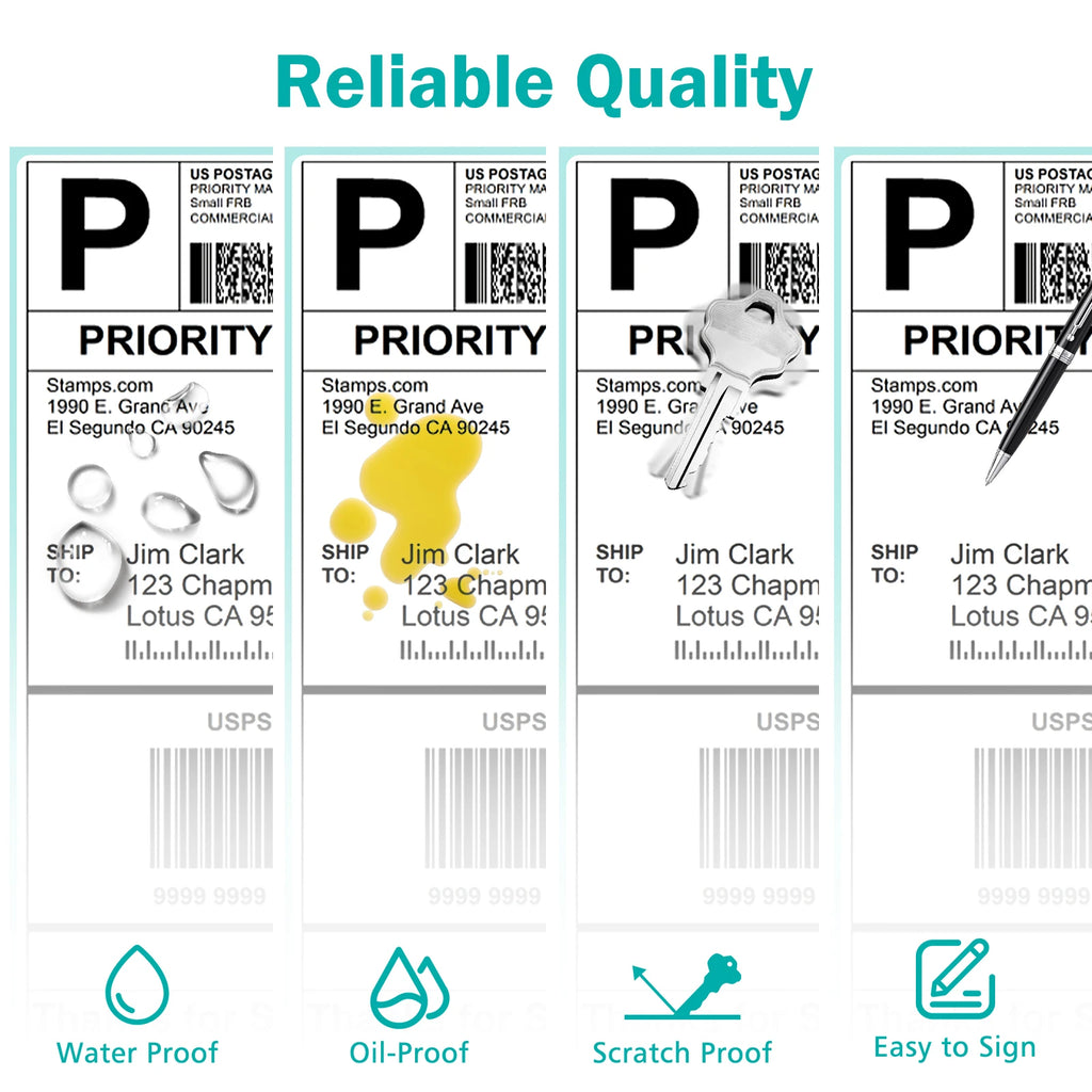 Shipping Labels 4x6",Direct Thermal Labels Compatible with Label Printer ,Roll Mailing Label Easy to Tear Commercial Grade 325