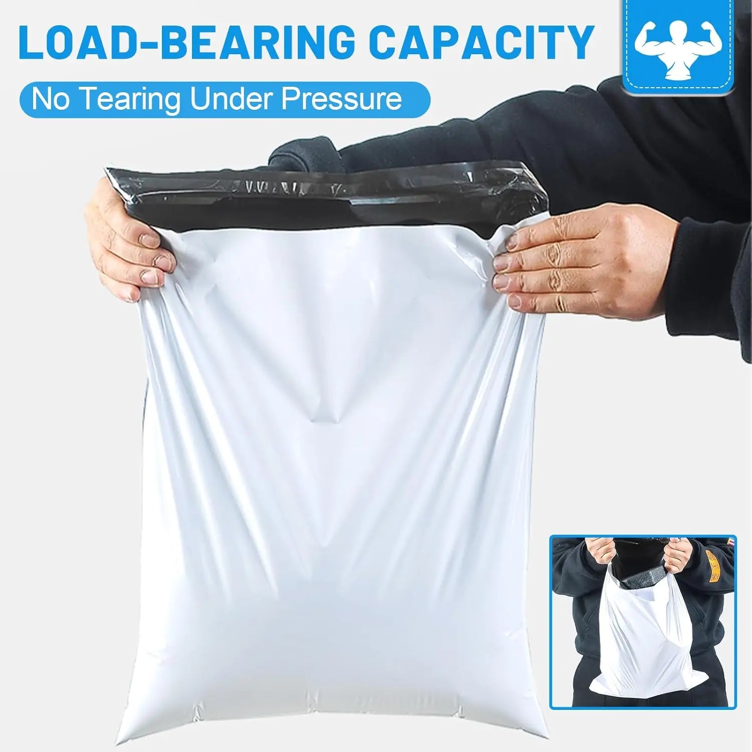 10-40Pack Business Poly Mailers Self Adhesive Shipping Envelopes Tear-Proof Waterproof Poly Bags for Packaging Mailing Bags
