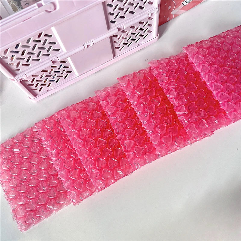 10Pcs Pink Love Bubble Mailer Self-Seal Packaging Bags Small Business Supplies Padded Envelopes Bubble Envelopes Mailing Bags