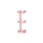 Loose Leaf Binders 5 Colors 3-hole Book Rings Translucent Binding Spines Combs Snap Split for DIY Diary Scrapbook School Supply