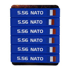 6 Pack Magazine Marking Band for 5.56 Nato Magazine Marking Rubber Band Anti-slip Convenient Identification for Gun Safety
