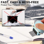 Multifunction Identity Protection Roller Stamps Privacy Protection Mini Privacy Graffiti Cover Seal Security 2.5CM Roller