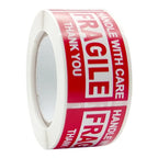 60/250pcs Fragile Warning Label Sticker Please Handle With Care For Goods Shipping Express Label Packaging Warning Sign Tag