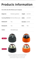 Kanpas Compass Ball/ High Quality Compass Capsule / Mini Compass Accessories / Outdoor Compass / Mini Compass Ball for Car VA-20