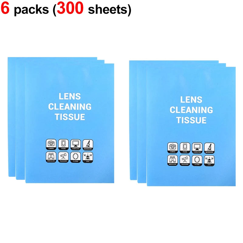Lens Cleaning Tissue Paper Lens Cleaner Papers Tissue for Microscope Camera Len Glasses Computer Screens Electronic Screens