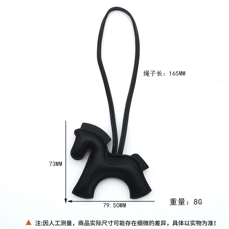 Women'S Bag Pony Keychain Pendant High Quality Horse Ornament Handmade Stitching Charm Fashion Accessory Gift
