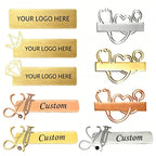 Personalized Name Tags Magnetic Name Badges With Logo Medical Pattern Laser Engraved Metal Staff Custom Nameplate