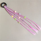 New Girls Colorful Wigs Ponytail Headbands Rubber Bands Beauty Hair Bands Headwear Kids Hair Accessories Head Band Hair Ornament