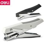 Deli 0329 Manual Plier Stapler Hand-Held Type 20 Sheets Capacity 80g Metal Effort-Saving Stapler for Office And School Supplies