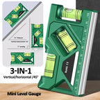 Mini Level Gauge High-precision Horizontal Vertical Measure Metric Ruler Protractor Home Portable Magnetic Pocket Level Gauge