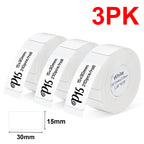 Portable Label Maker P15 Adhesive Thermal Label Printer Wireless Bluetooth Sticker Printer with P15 Self-adhesive Label Paper
