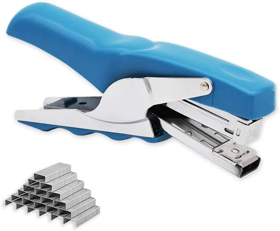 Stapler with 1000 Staples-Plier Stapler Save 60% Power,Good for Stapling at Home School or Warehouse
