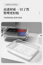 1pc/Test paper file sorting box Account book storage box A4 paper certificate storage box.