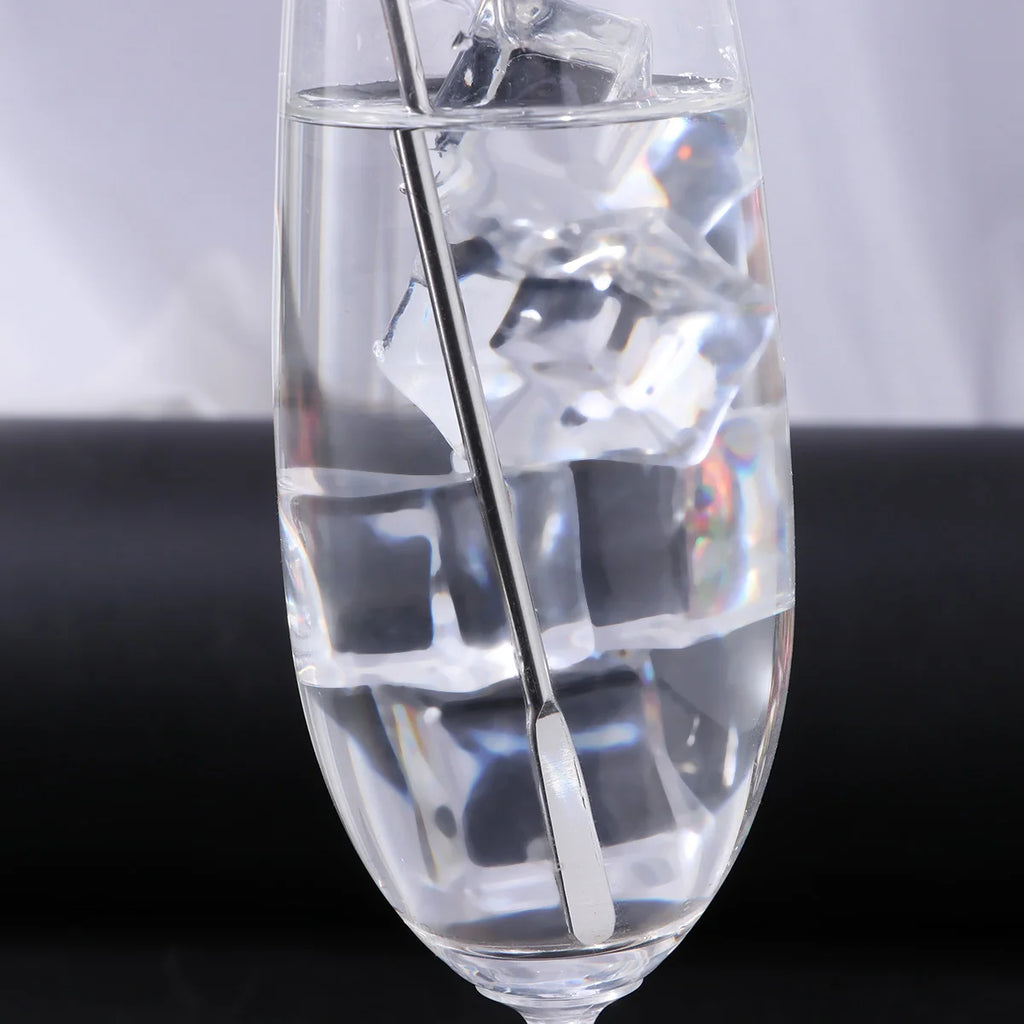 19cm Swizzle Sticks Coffee Stirring Spoon Paddle Stirrer Reusable Stir Sticks Beverage Stirrers Cocktail Mixing Spoon