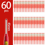4-60Pcs 45mm Long Nib Head Carpenter Pen Deep Hole Marker Pens Black/Blue/Red/White for Measuring Woodworking Hand Tools