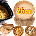 Paper for Airfrier Anti Fat Hot Air Fryer Silicone Oil Paper Air Fryer Liner Non-fat Paper Oven Accessories Nonstick Parchment