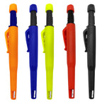 Solid Carpenter Mechanical Pencil For Woodworking Construction One-piece design Pen Cap With Sharpener Stationery Supplies