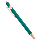 5-10 Pack 2-in-1 Stylus Pen, Retractable Ballpoint Pen w/ Stylus Tip for Touch Screen, Metal, 1.0mm Black Ink