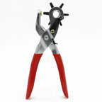 Leather Craft Tools Belt Hole Punch Plier Eyelet Puncher Revolve Sewing Machine Setter Tool Watchband Strap Household Paper DIY