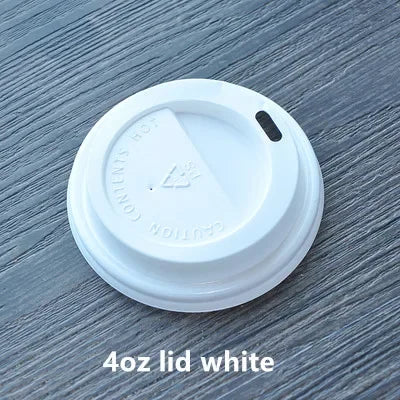 100pcs/pack 4oz Paper Cup Disposable Kraft Coffee Cup Hot Drinking Party Supplies