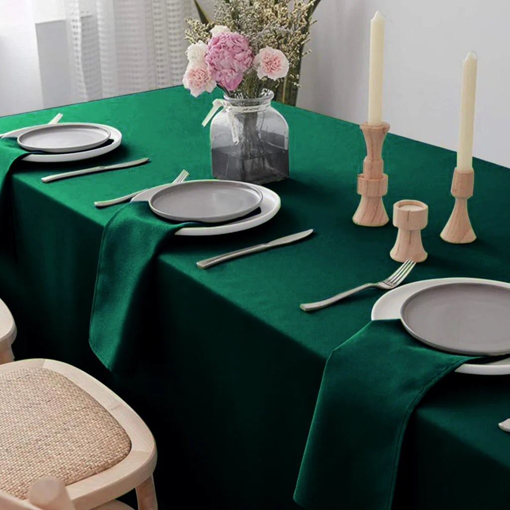 Set Of 6/12/24 40x40cm Table Cloth Napkins Durable Polyester Thicken Placemat Reusable for Kitchen Dining  Wedding Decoration