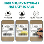 Strong Adhesive Easy Tear 4x6 Direct Thermal Shipping Labels 350/500 Pcs Fit All Thermal Printers Online Seller Logistics