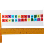 Transparent A-Z Sticky Tabs Alphabet Self-Adhesive Index Tabs 208PCS Multicolor Book Tabs Dictionary