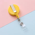 Retractable Steel Cord Pull Reel Keychains Spring Buckle Clasp Wire Rope Key Ring Recoil ID Card Holder Key Chain Multiple Tools