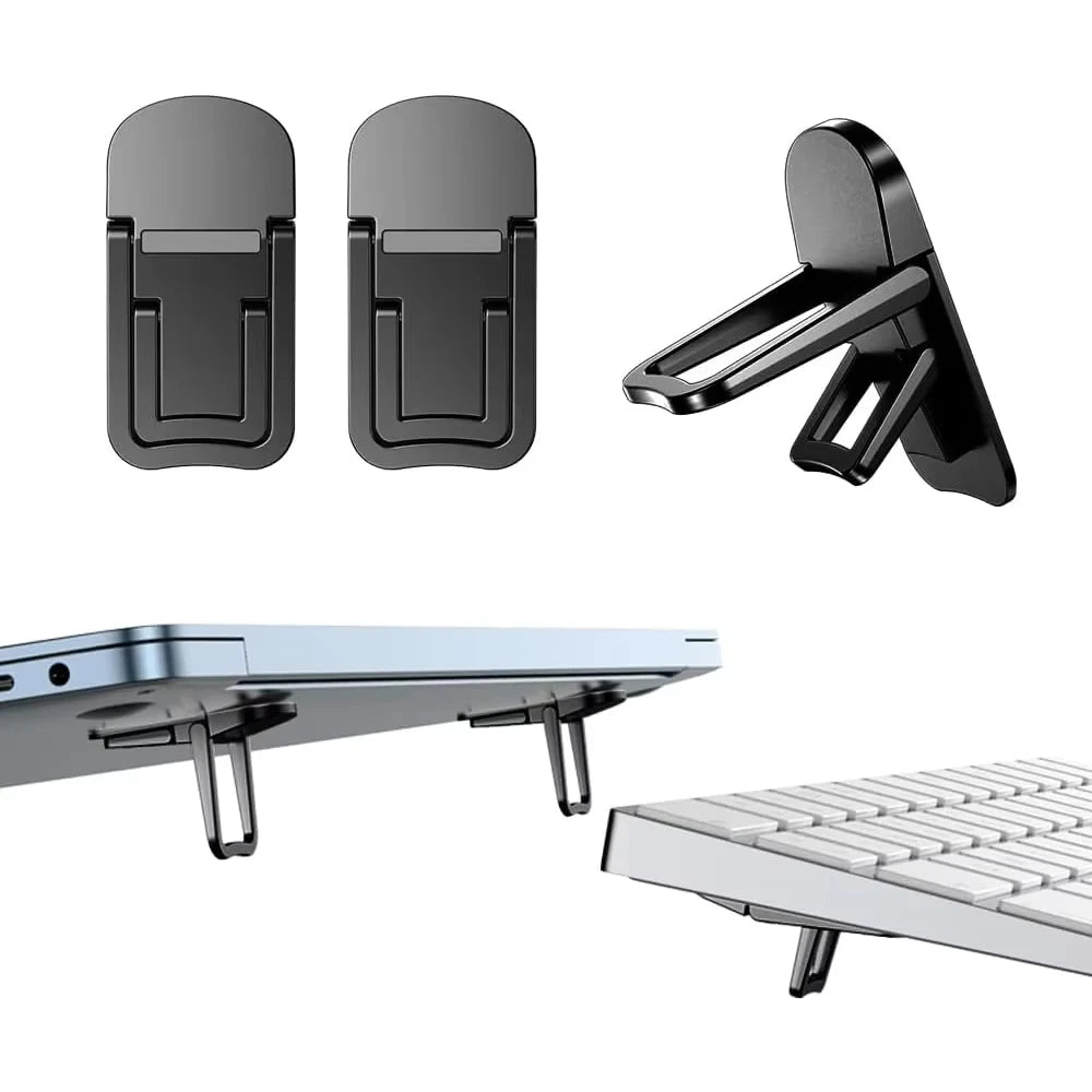 2PCS Adjustable Riser Cooling Bracket, Suitable for Laptops, Tablets, Foldable Laptop Brackets, Portable Laptop Brackets