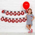 Insect Ladybug Party Disposable Tableware Sets Kids Birthday Plates Cups Napkins For Baby Shower Party Dinnerware Decoration