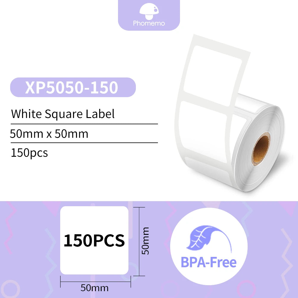 Phomemo Label Printer M110 Label Maker Barcode Label Printer for Address, Barcode, Clothing, Photo,Logo,Jewelry,Retail,Business