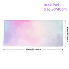 Cloud Keyboard Wrist Rest Mouse Pad Wrist Support Keyboard Set with Ergonomic Memory Foam Anti-Slip Base for Home Office Laptop