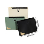 Three Colors Horizontal A4 Folder Students Office Business Trip Multi-layer Large Capacity 5/8/13 Layers Storage Organ Bag