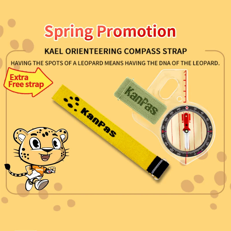 KANPAS Basic Competition Orienteering Thumb Compass, MA-40-FS