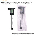 0-100mm/0-150mm Carbon Fiber Digital Caliper 0.01mm High Precision, Electronic Vernier Measuring Large LCD Screen Inch/mm