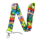 Animated Comedy Lanyard for Key Neck Strap ID Card Cell Phone Strap Badge Holder Hang Rope Keychain Accessories Gifts