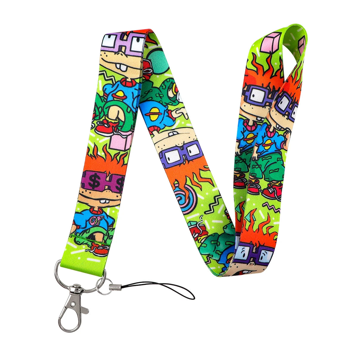 Animated Comedy Lanyard for Key Neck Strap ID Card Cell Phone Strap Badge Holder Hang Rope Keychain Accessories Gifts